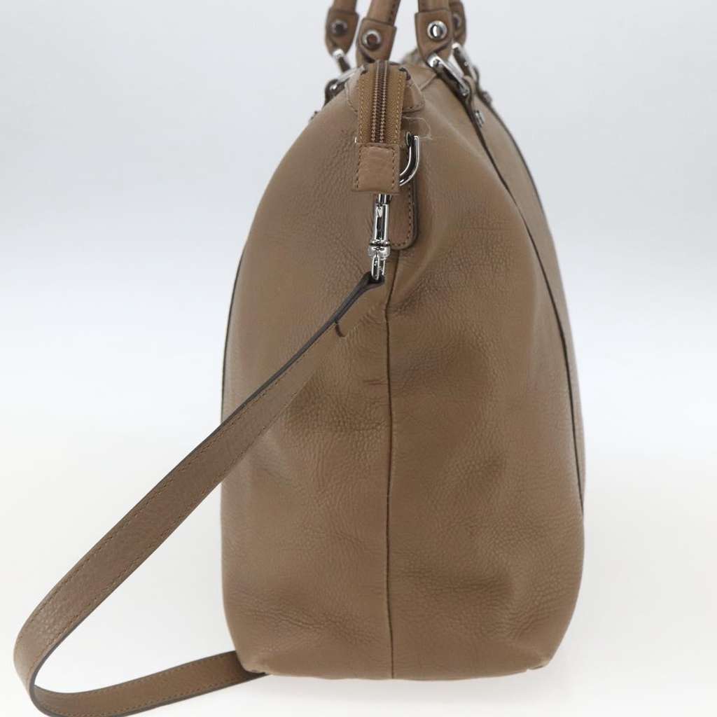 Gucci Vintage tote Brown Leather Good condition - Model View