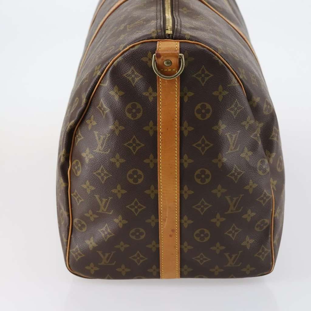 Louis Vuitton Keepall Bandouliere Bag Brown Canvas Fair condition - Inside View