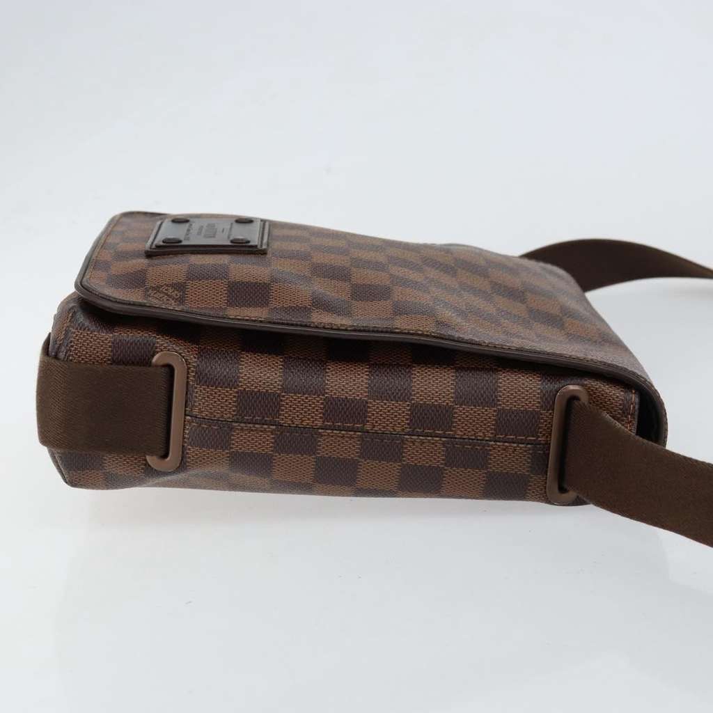 Louis Vuitton Brooklyn Handbag Brown Canvas Good condition - Inside View