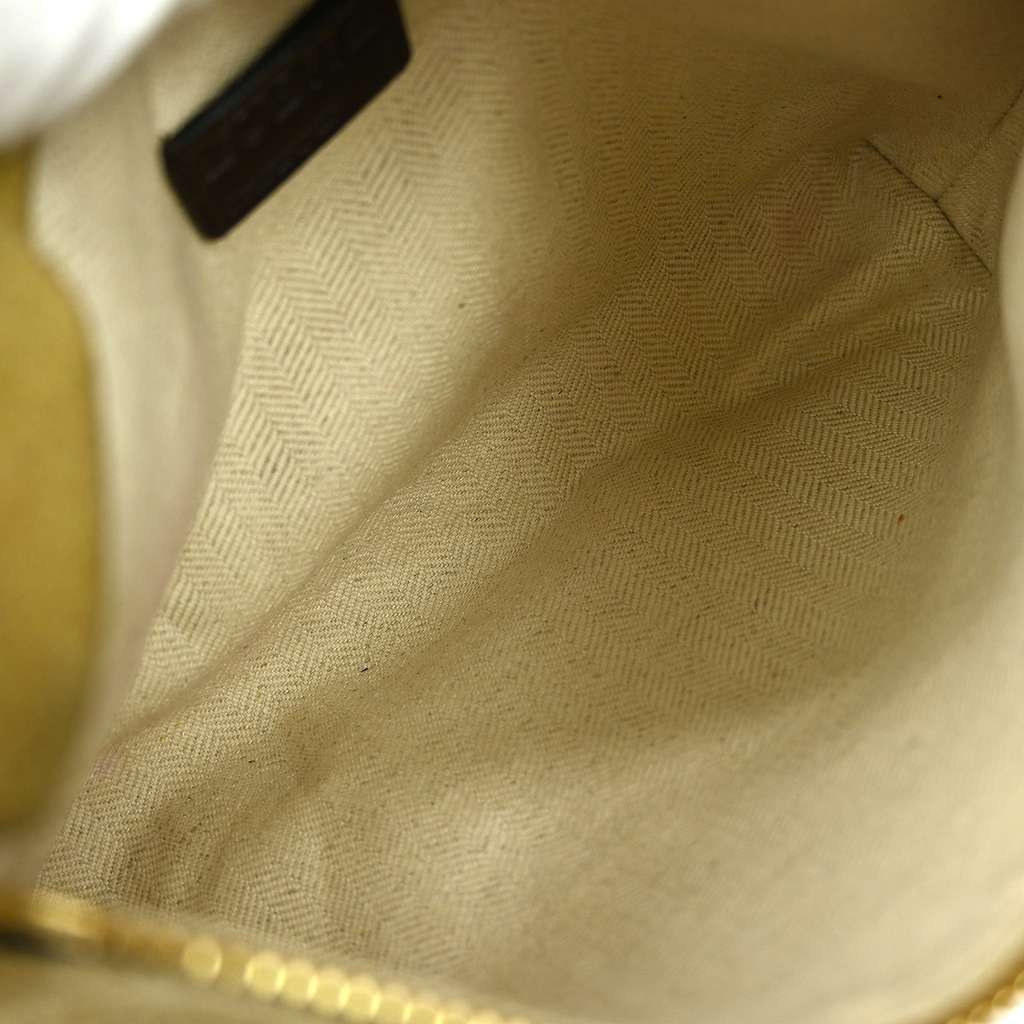 Loewe Anagram Shoulder Bag Brown Suede Fair condition - Inside View