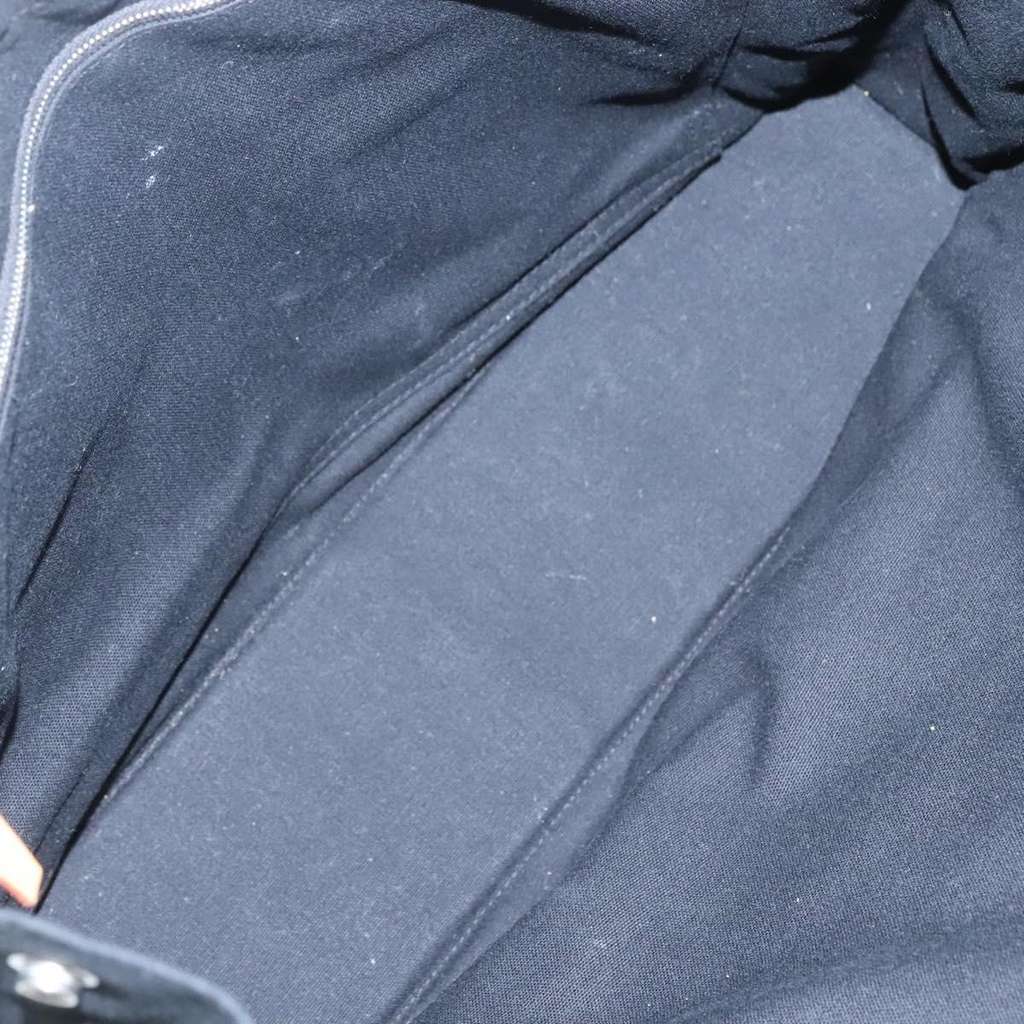 Hermès Fourre-tout Herline Black Canvas Good condition - Box View