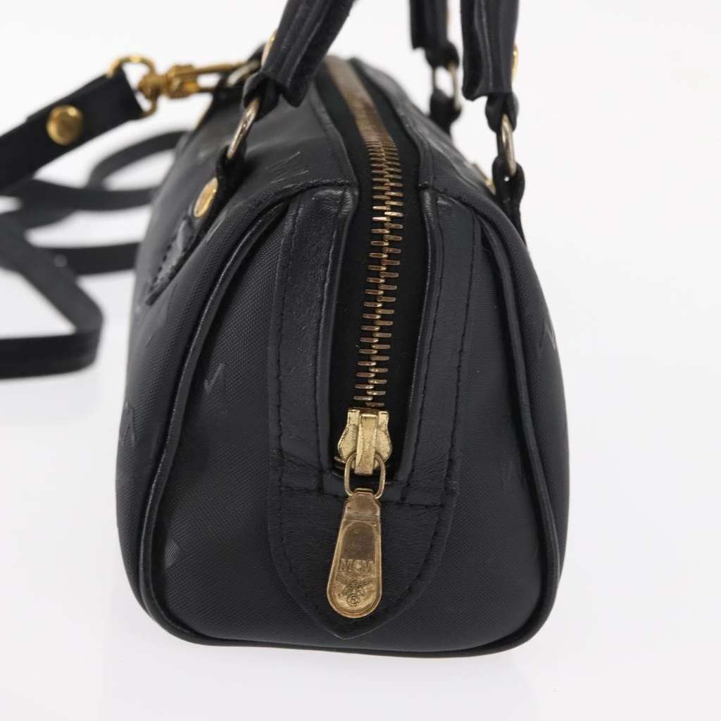 Mcm Visetos logogramme Handbag Black Canvas Good condition - Model View
