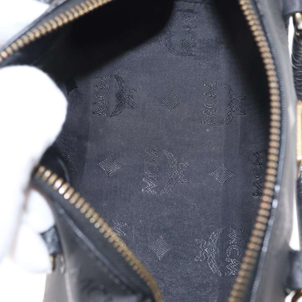 Mcm Visetos logogramme Handbag Black Canvas Good condition - Box View