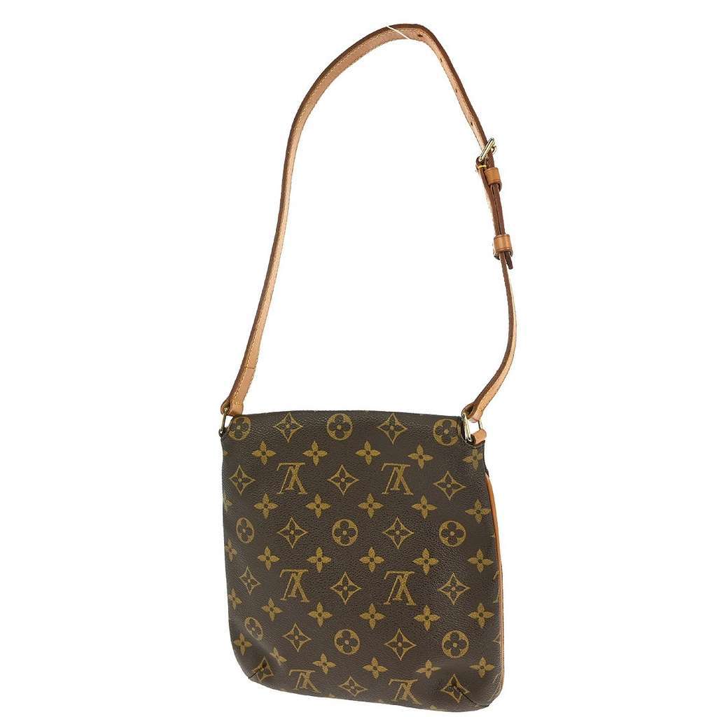 Louis Vuitton Musette Salsa Handbag Brown Canvas Good condition - Back View