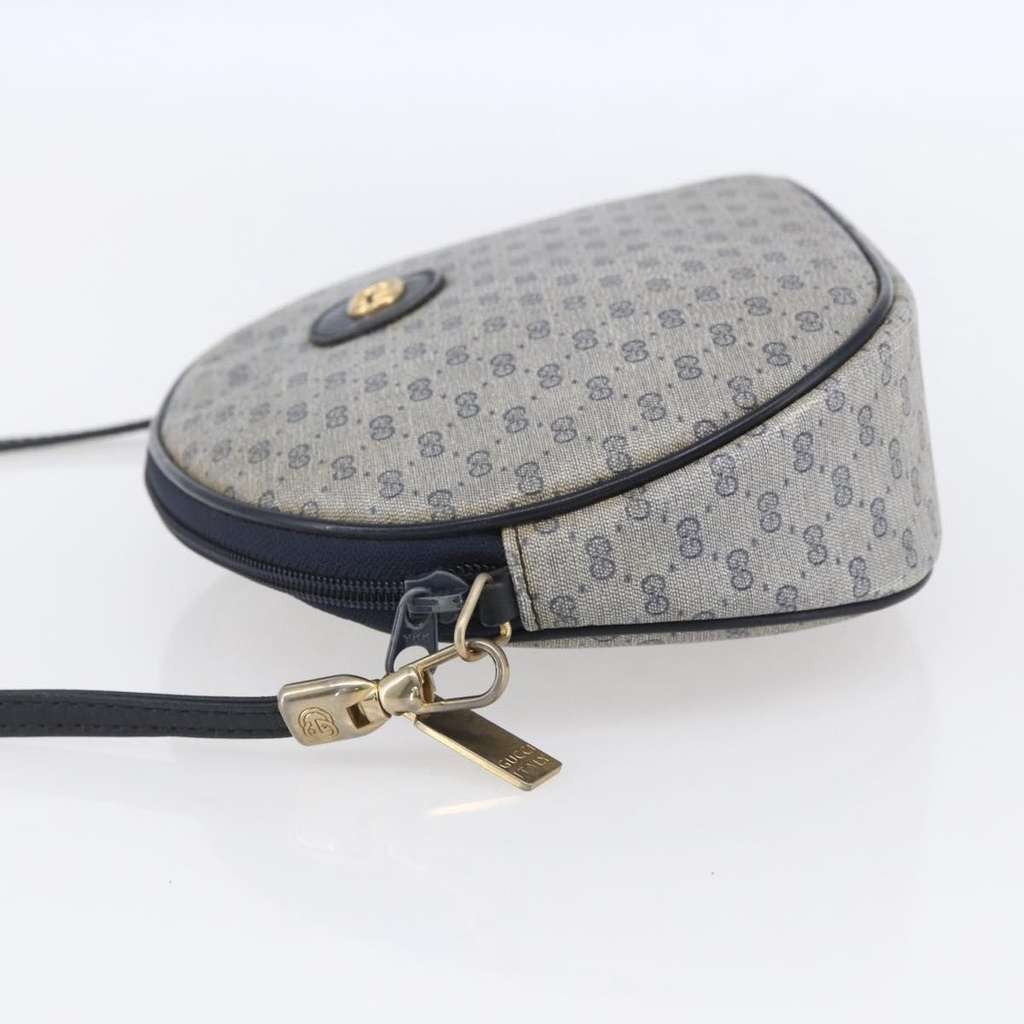Gucci Micro GG supreme shoulder bag Navy Canvas Good condition - Inside View