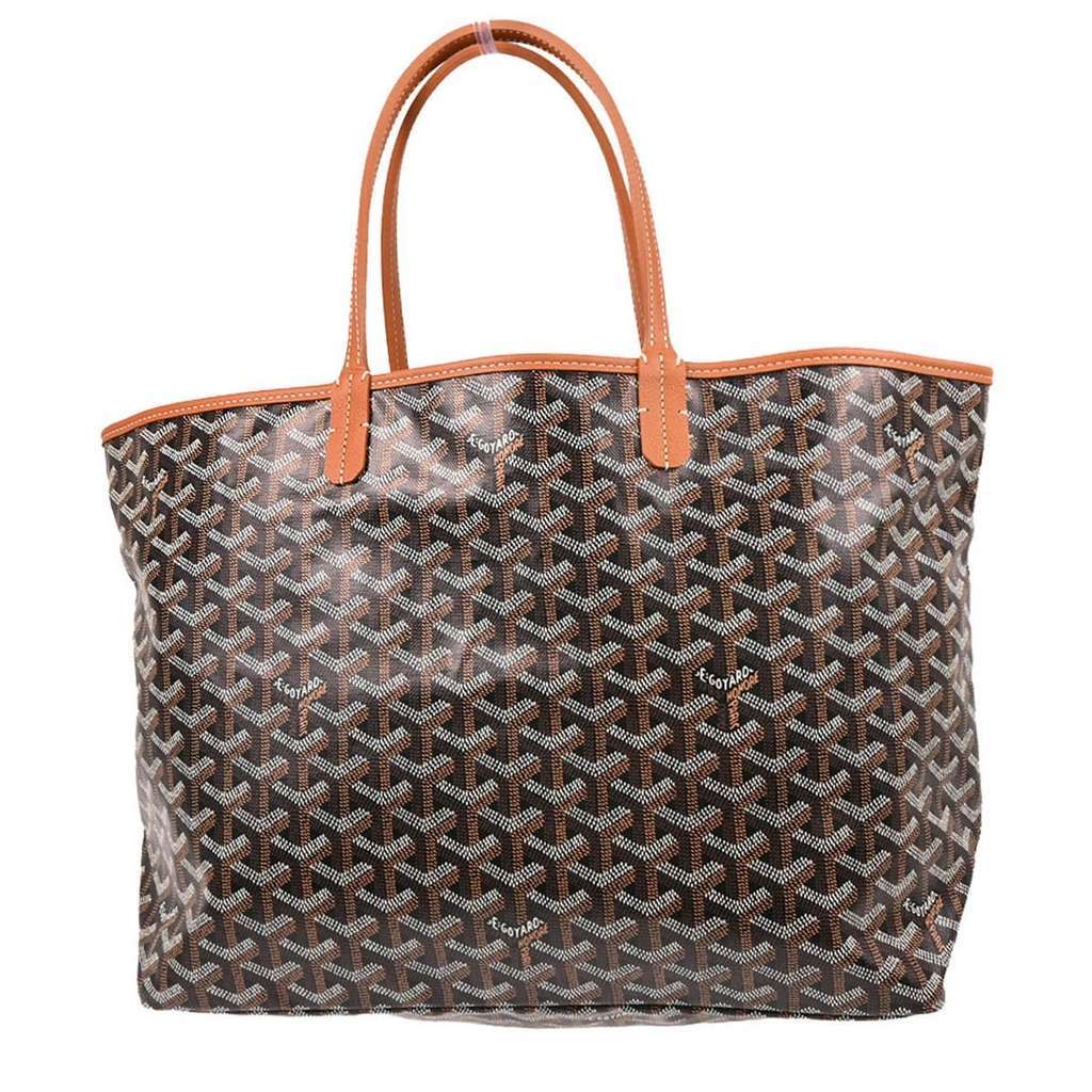 Goyard Saint Louis Tote Black Canvas Good condition - Back View