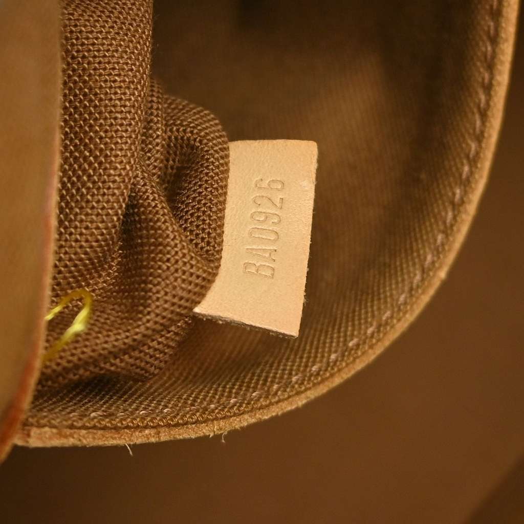 Louis Vuitton Alma Handbag Brown Canvas Fair condition - Model View