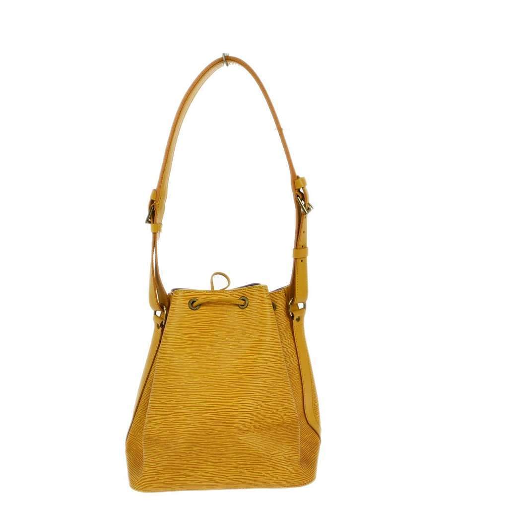 Louis Vuitton Petit Noe Handbag Yellow Leather Fair condition - Back View