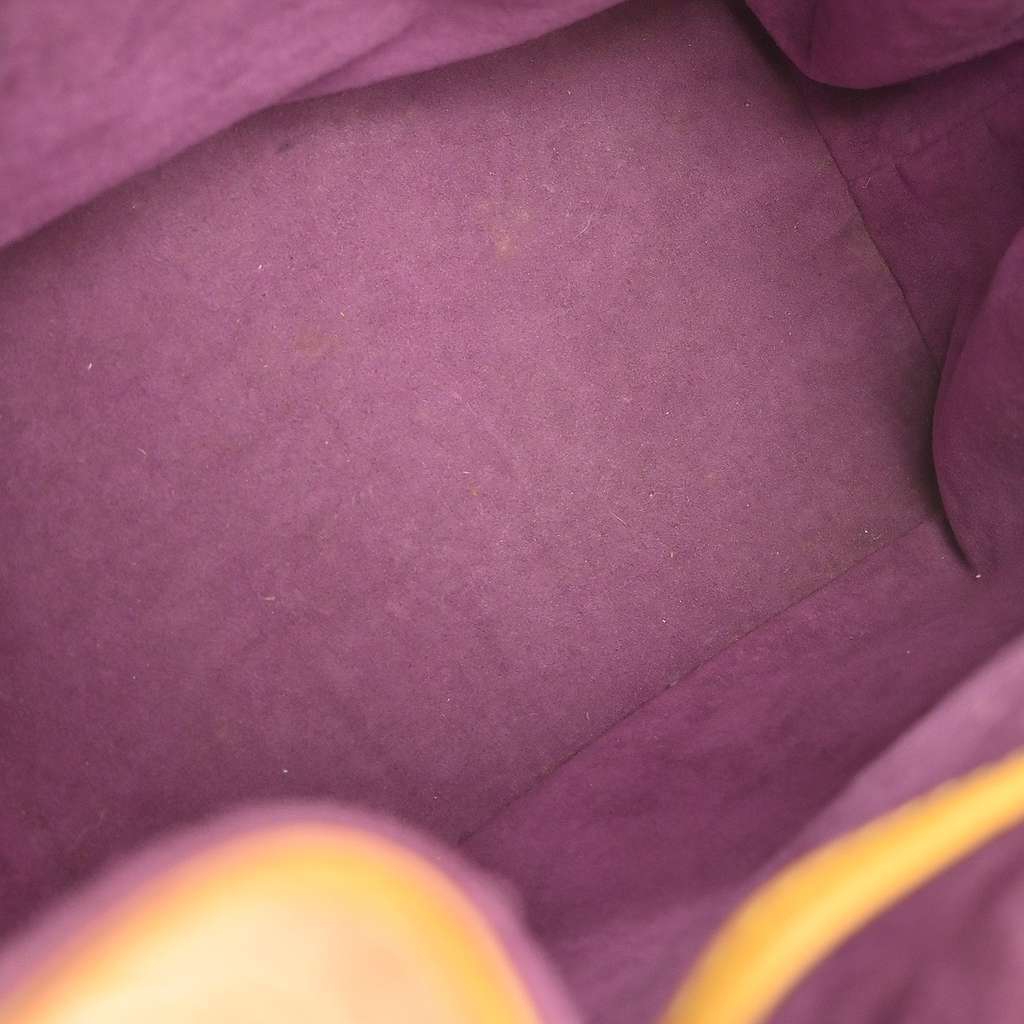 Louis Vuitton Petit Noe Handbag Yellow Leather Fair condition - Inside View