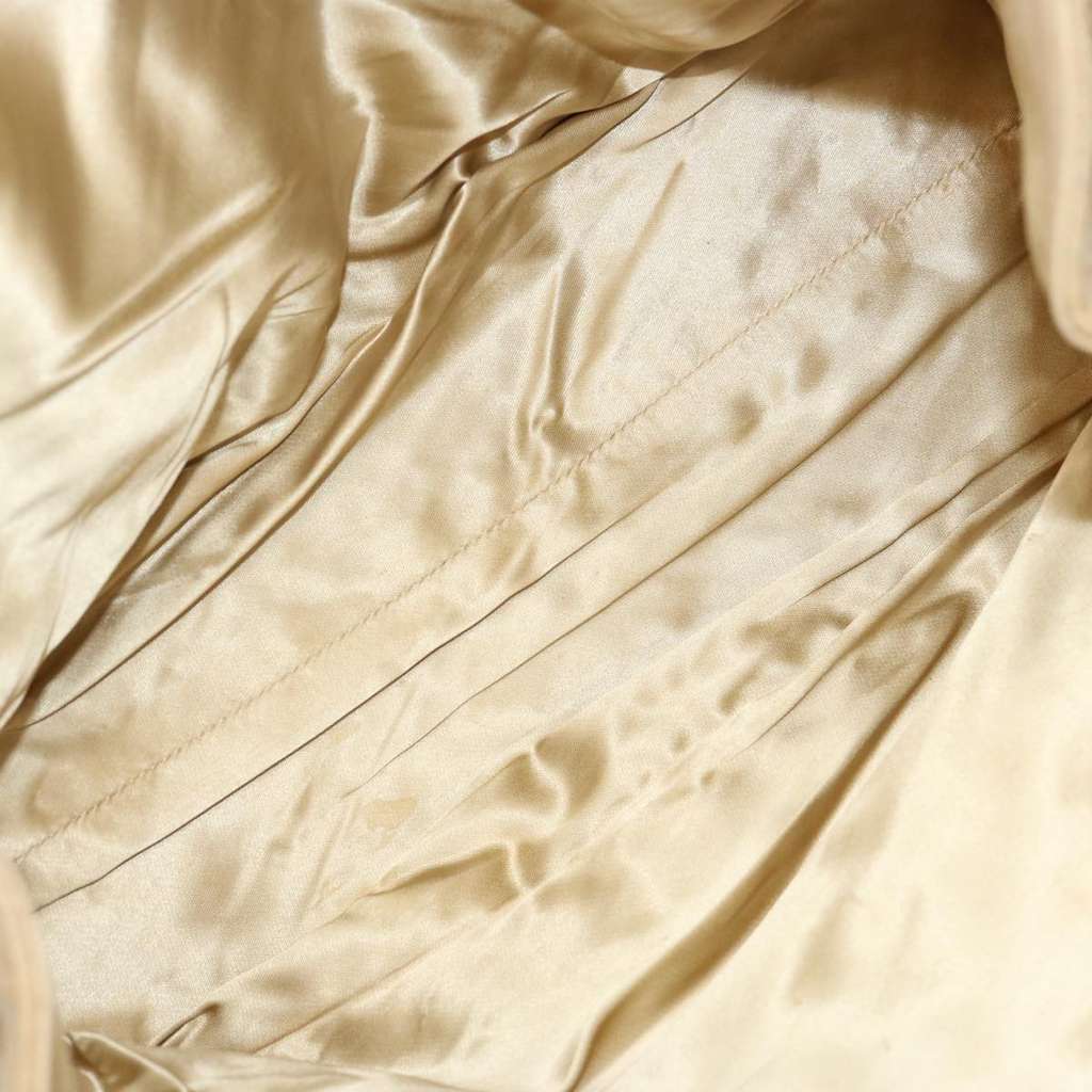 Chanel Resin Chain Handle Shoulder Bag Beige Canvas Good condition - Box View