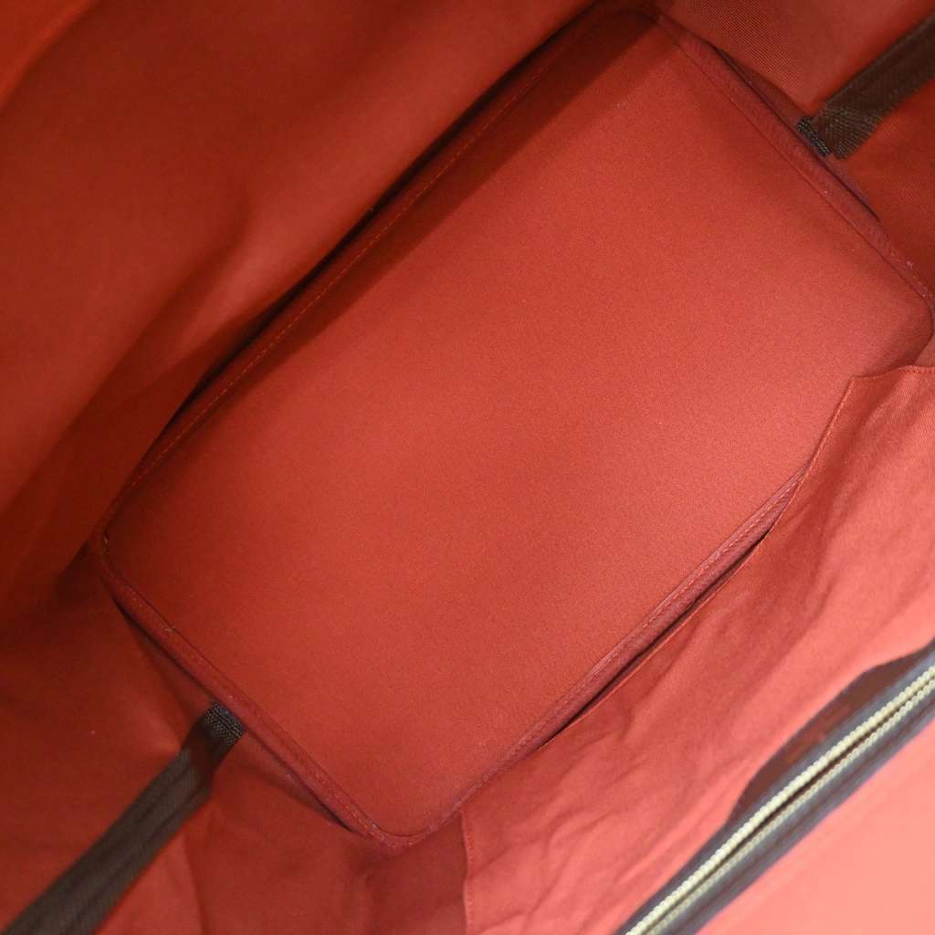 Louis Vuitton Greenwich Travel Bag Brown Leather Good condition - Box View