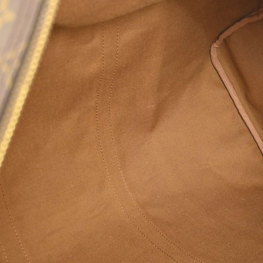 Louis Vuitton Keepall Bag Brown Canvas Fair condition - Inside View