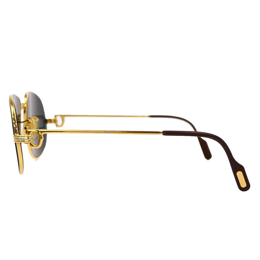 Cartier Romance Sunglasses Gold Metal Good condition - Model View