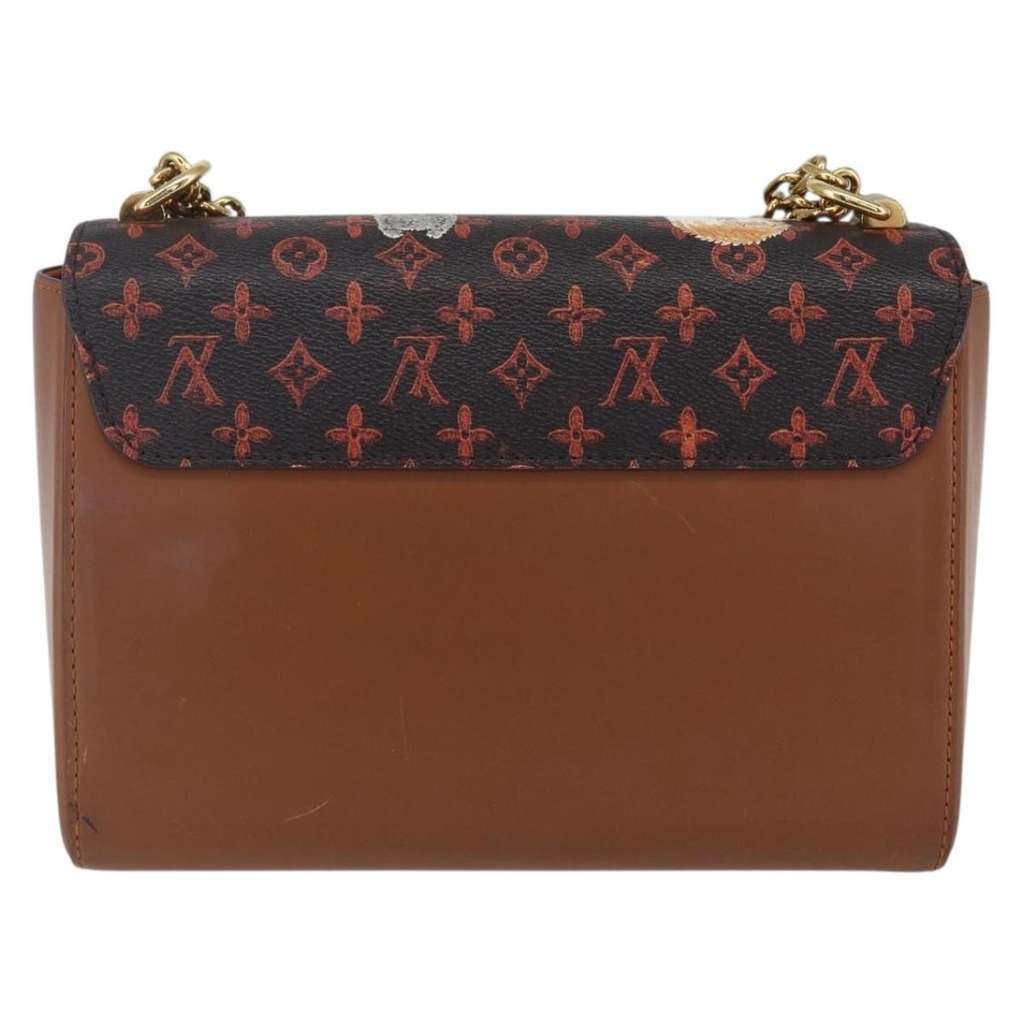 Louis Vuitton Twist Handbag Brown Canvas Fair condition - Back View