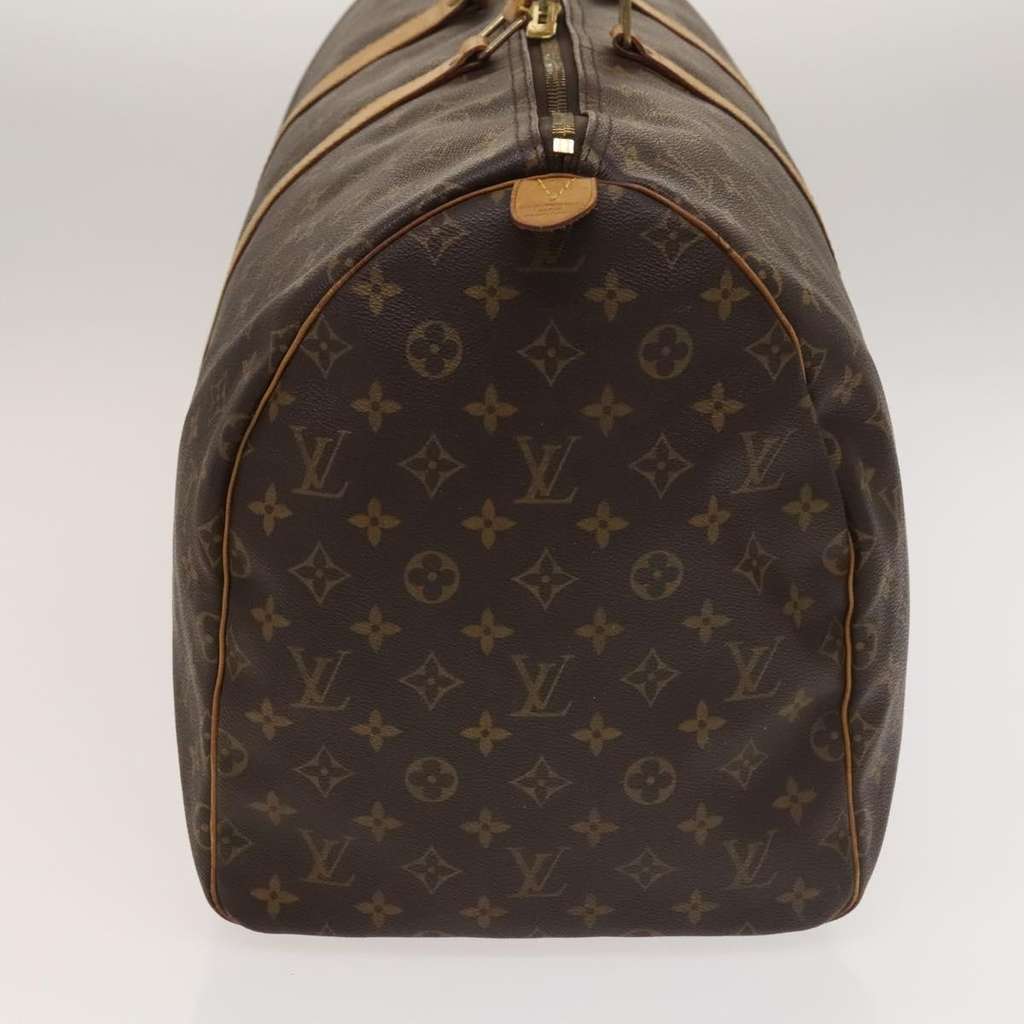 Louis Vuitton Keepall Bag Brown Canvas Good condition - Model View