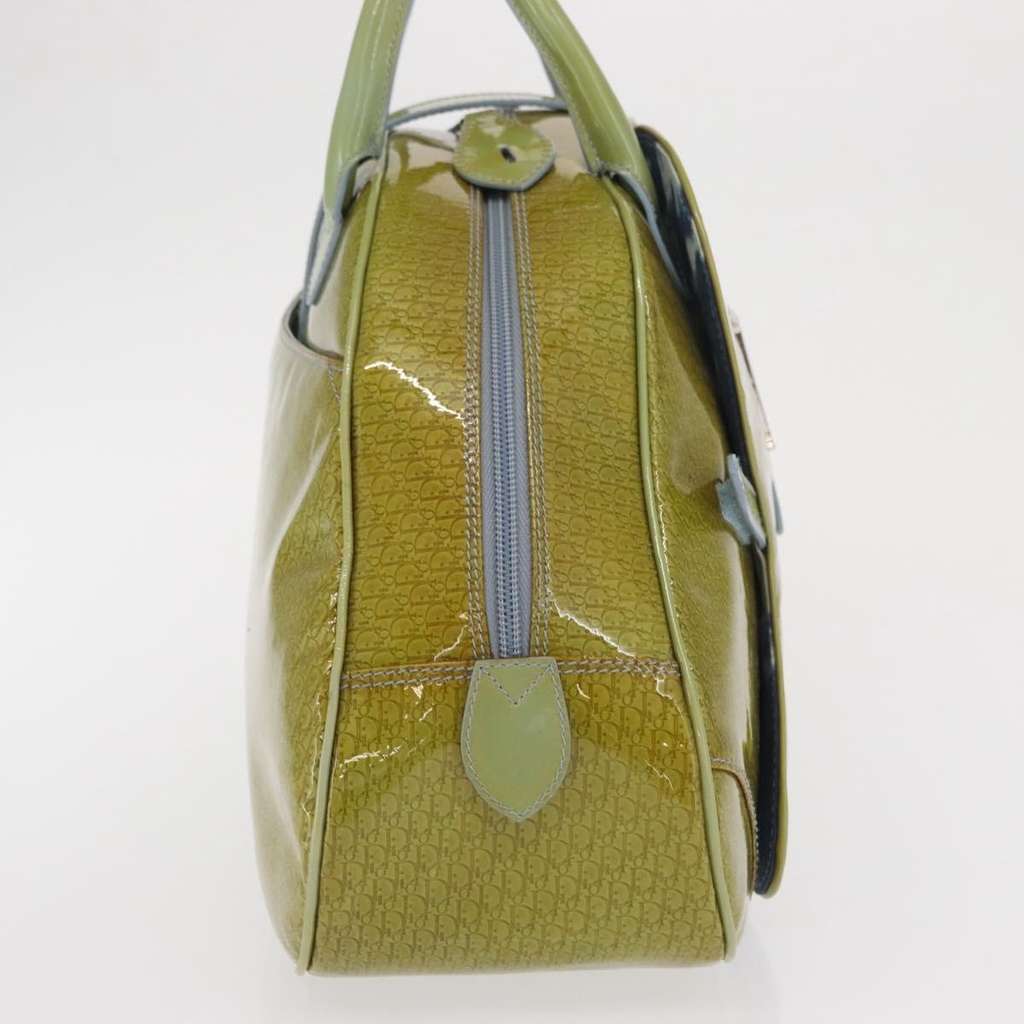 Christian Dior Vintage Saddle Bowler Bag Green Good condition - Model View