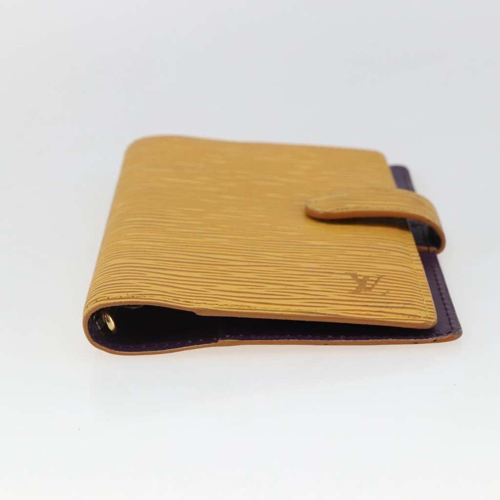 Louis Vuitton Agenda Cover Yellow Leather Fair condition - Inside View