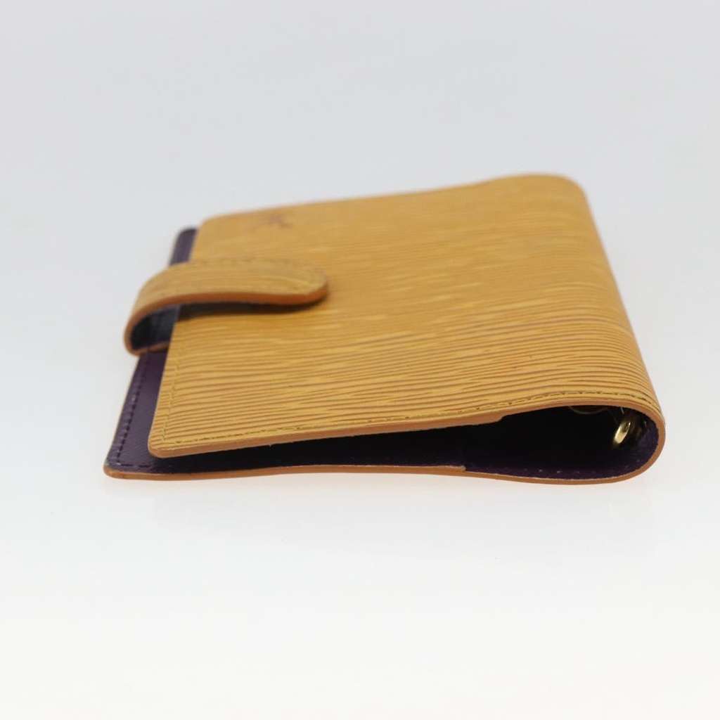 Louis Vuitton Agenda Cover Yellow Leather Fair condition - Model View