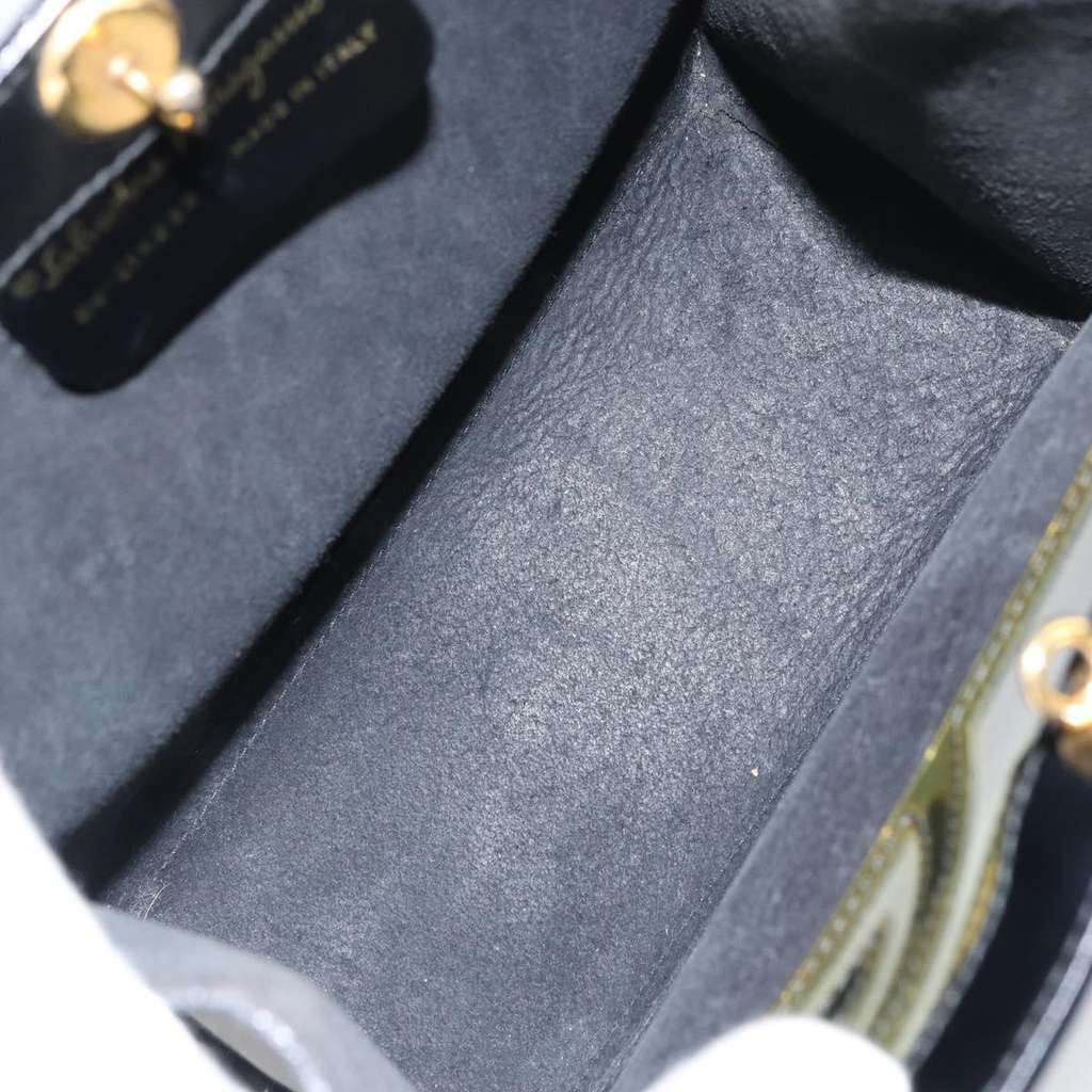 Salvatore Ferragamo Vintage Handbag Black Good condition - Box View