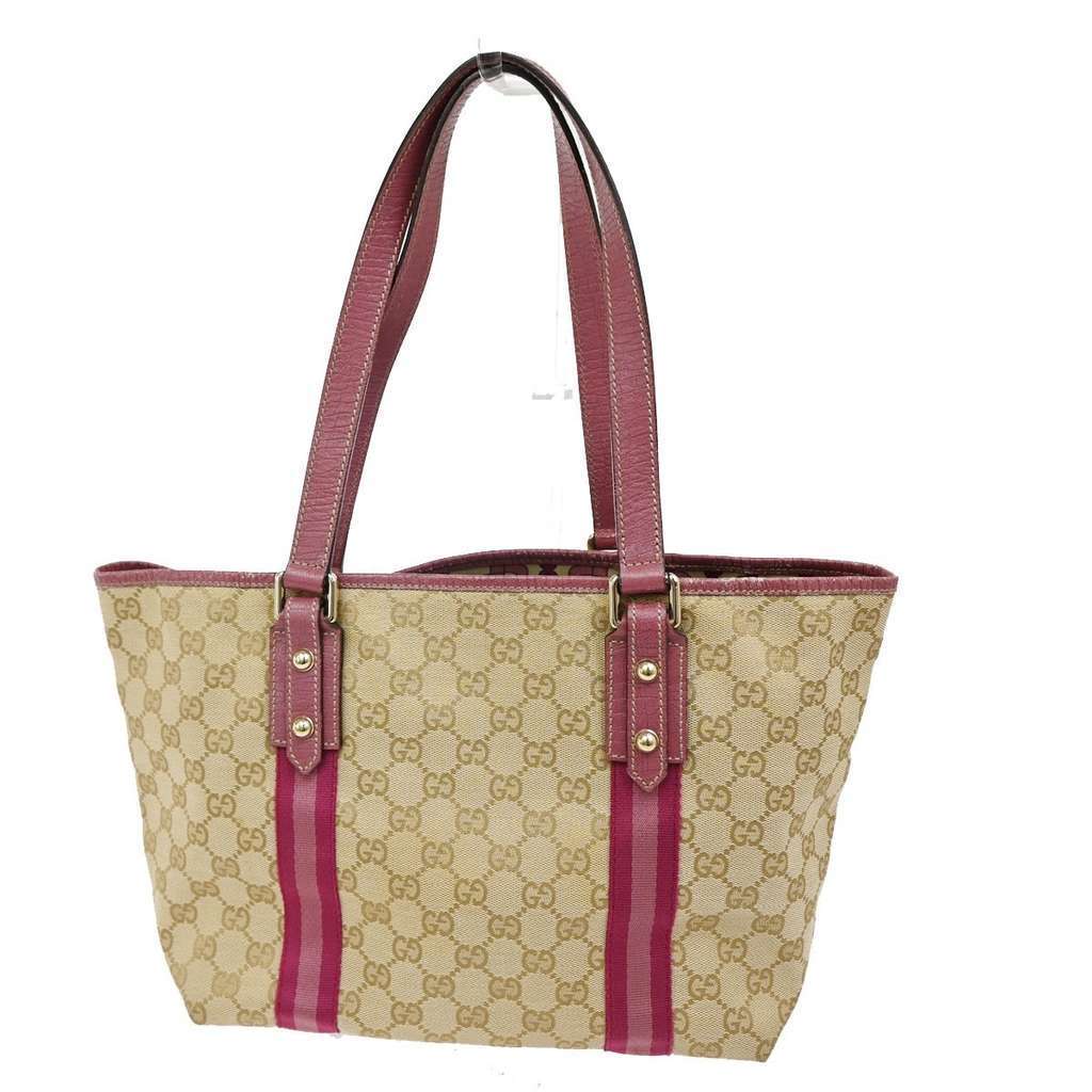 Gucci Jolicoeur Tote Beige Canvas Good condition - Back View