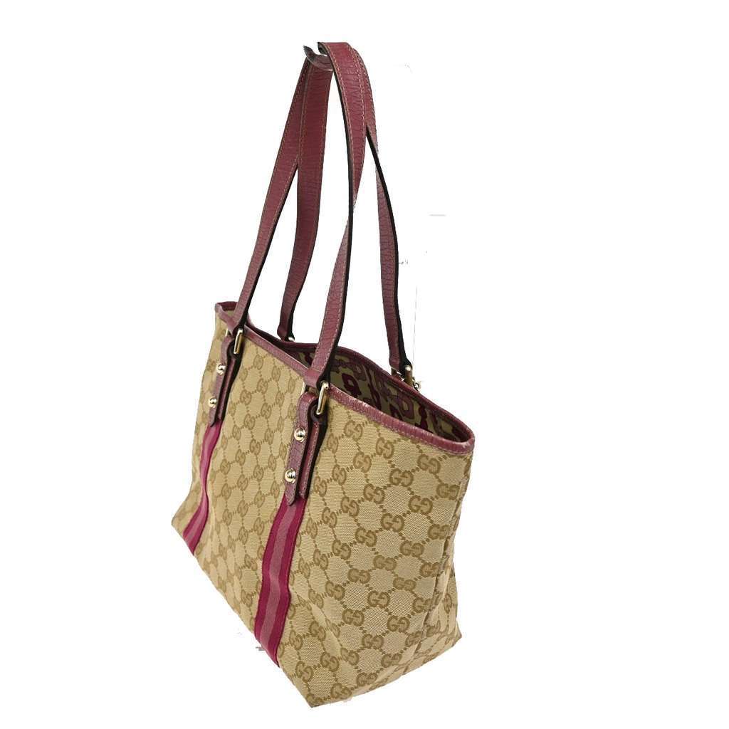 Gucci Jolicoeur Tote Beige Canvas Good condition - Model View