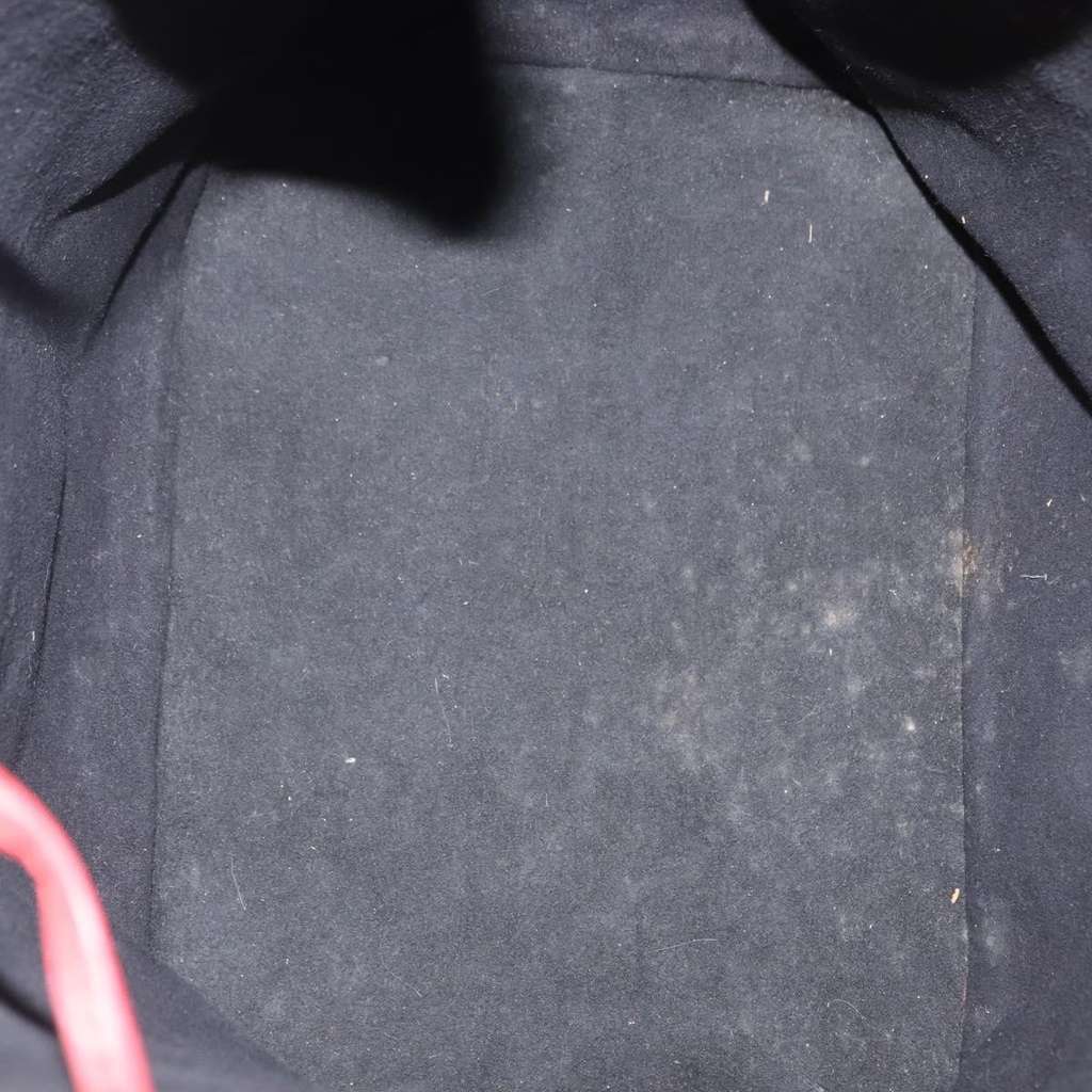 Louis Vuitton Noe Handbag Red Leather Fair condition - Box View