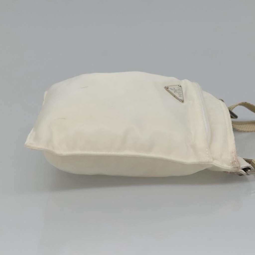 Prada Front Pocket Messenger Bag White Fair condition - Inside View
