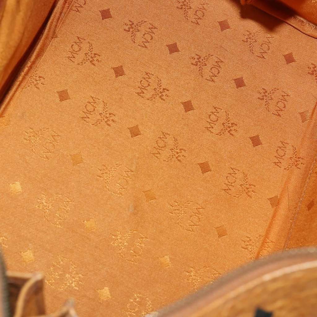 Mcm Visetos logogramme Handbag Brown Canvas Good condition - Box View