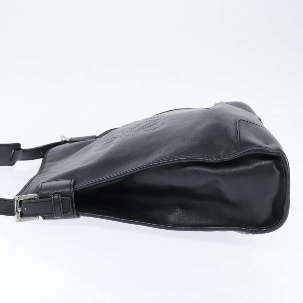 Loewe Anagram Shoulder Bag Black Leather Good condition - Inside View