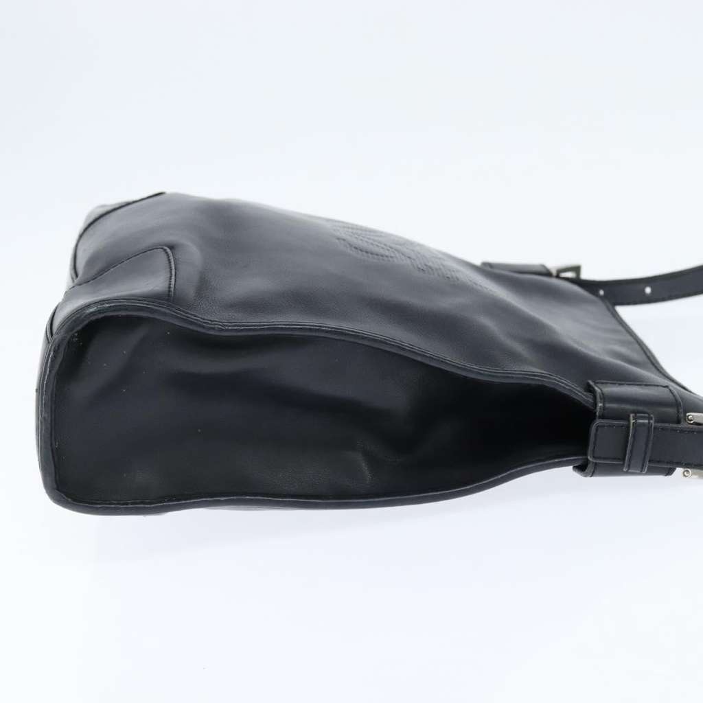 Loewe Anagram Shoulder Bag Black Leather Good condition - Model View