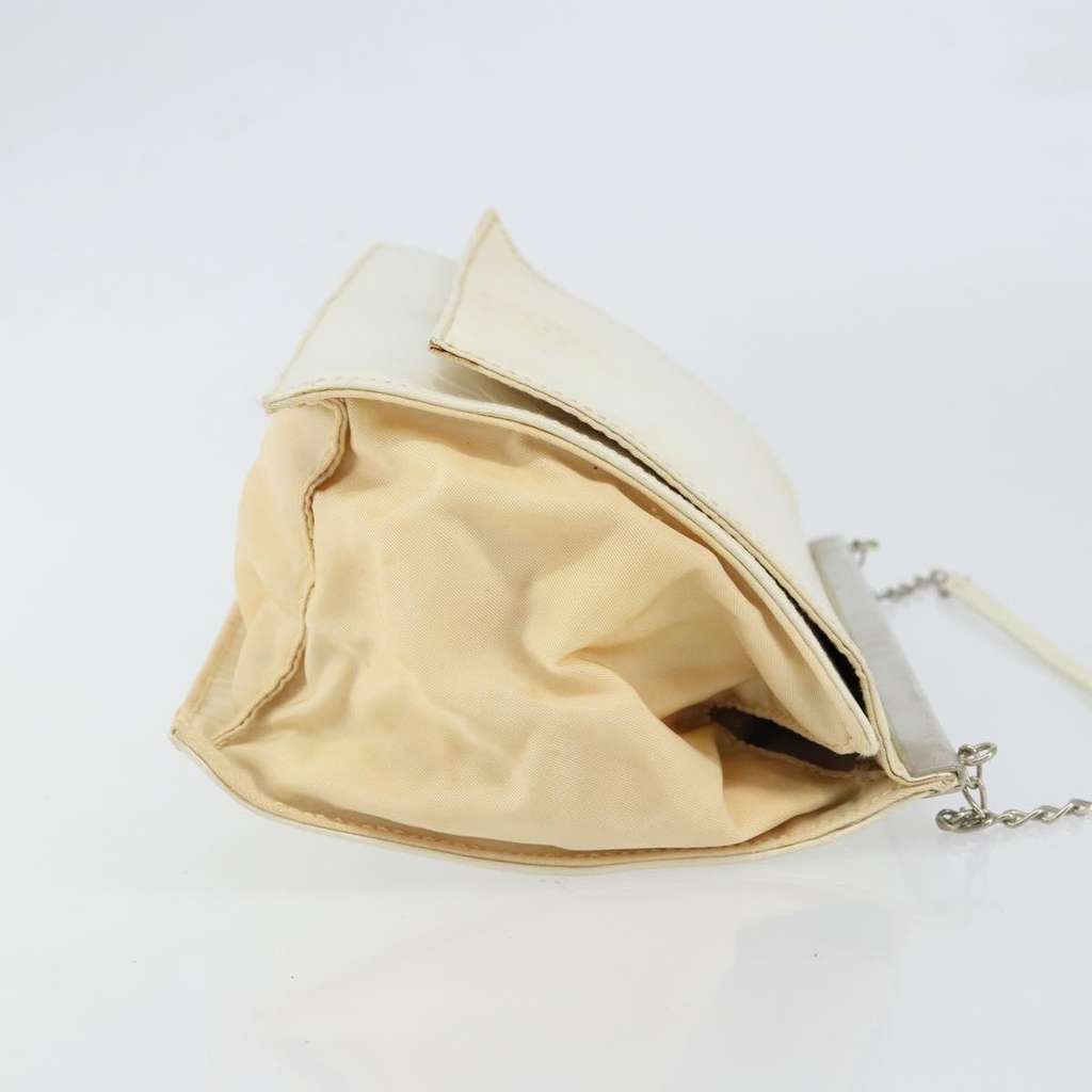 Prada Vintage Shoulder Bag White Leather Good condition - Inside View