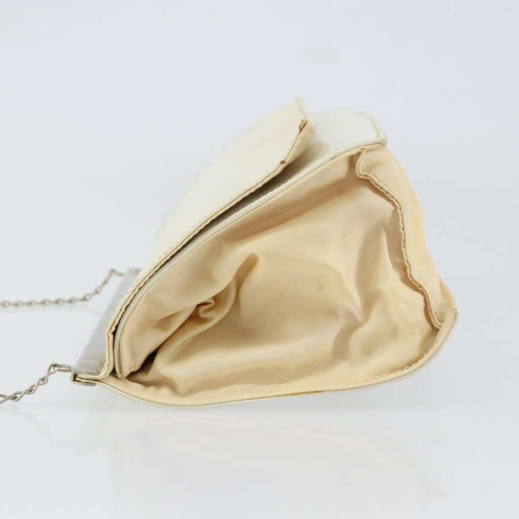 Prada Vintage Shoulder Bag White Leather Good condition - Model View