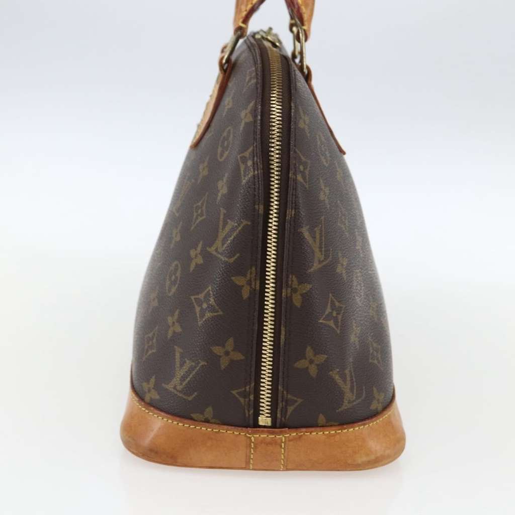 Louis Vuitton Alma Handbag Brown Canvas Fair condition - Model View
