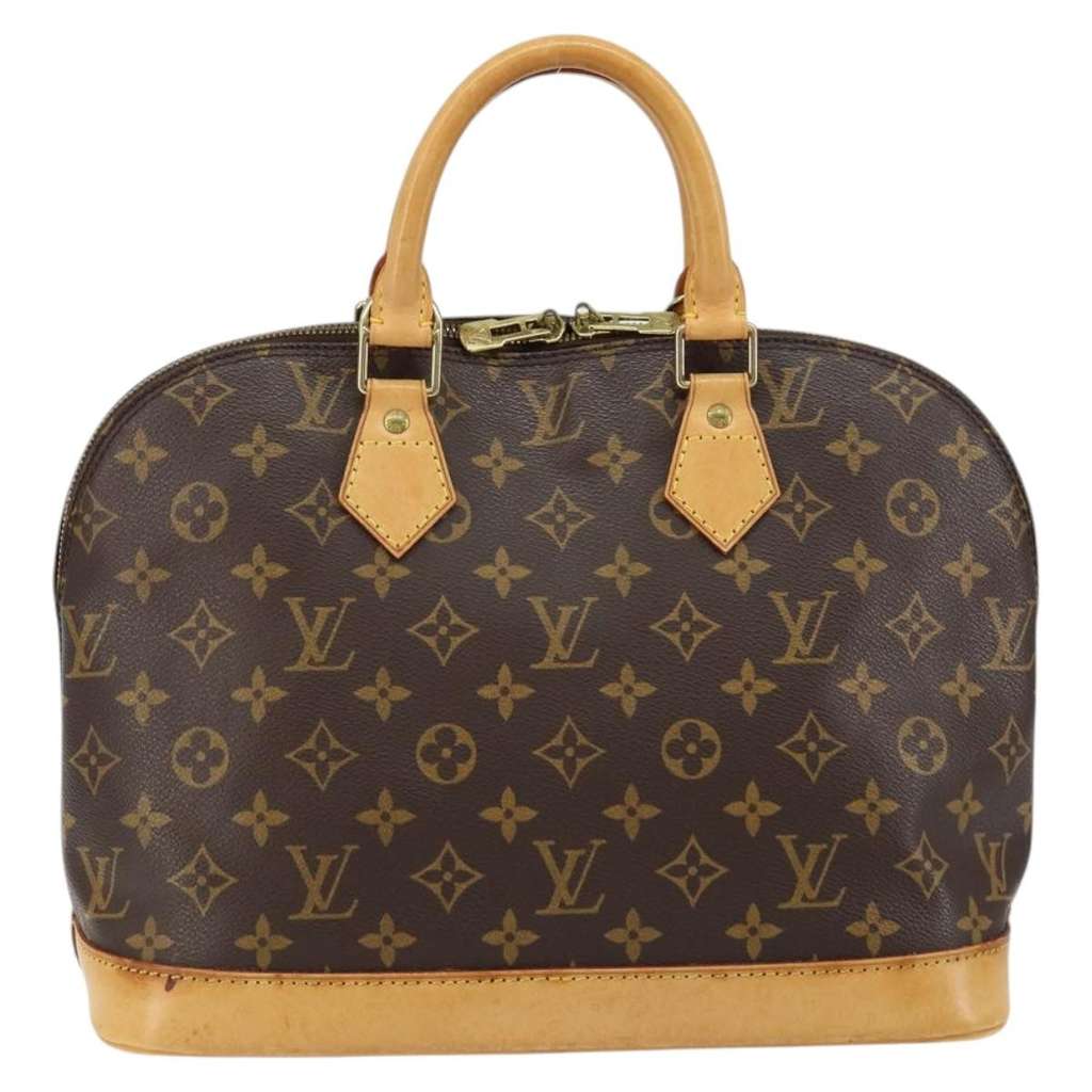 Louis Vuitton Alma Handbag Brown Canvas Fair condition - Back View