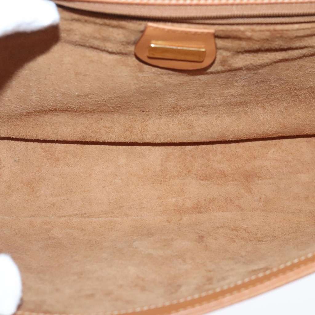 Gucci Vintage Shoulder Bag Beige Leather Good condition - Box View