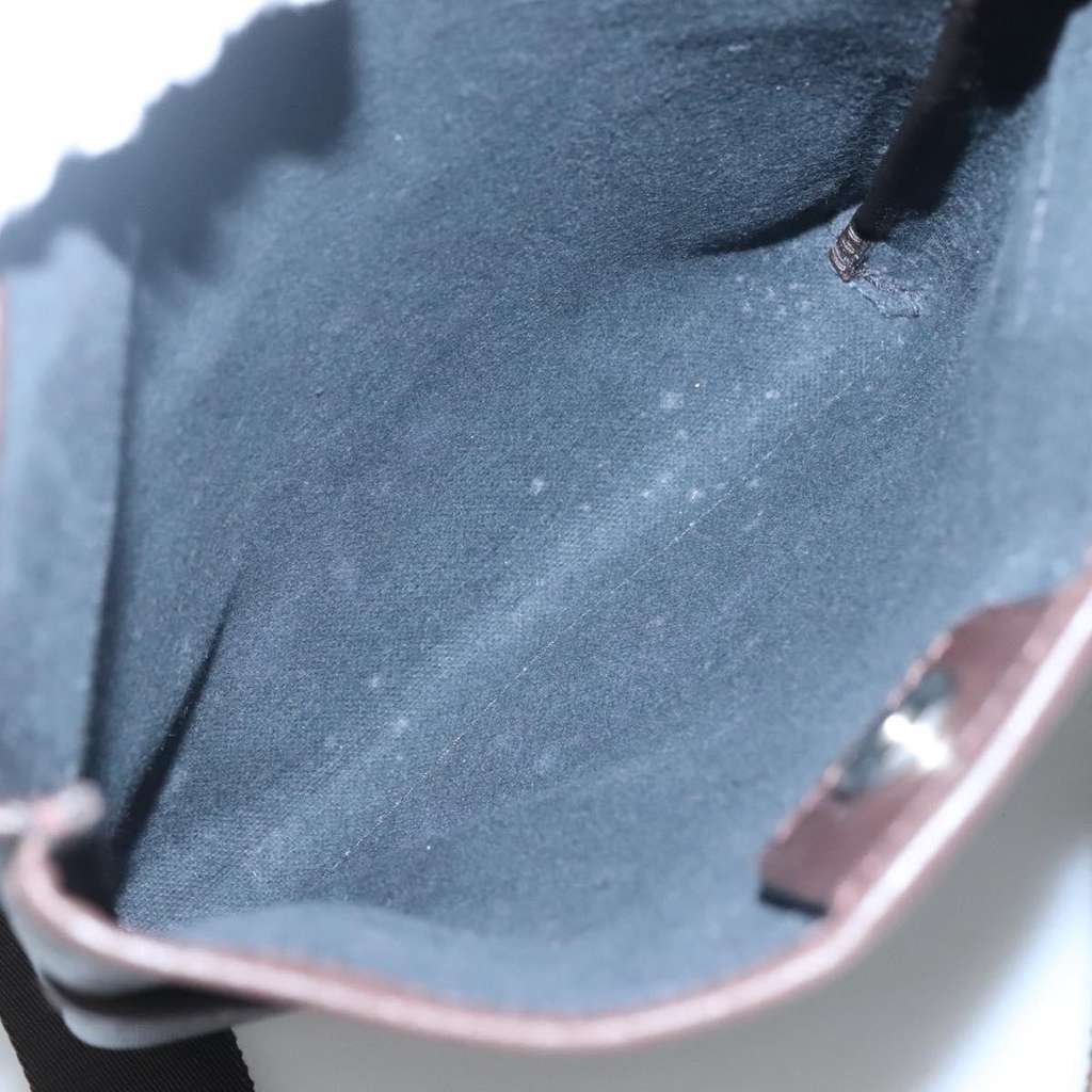 Salvatore Ferragamo Gancini Shoulder Bag Brown Canvas Good condition - Box View