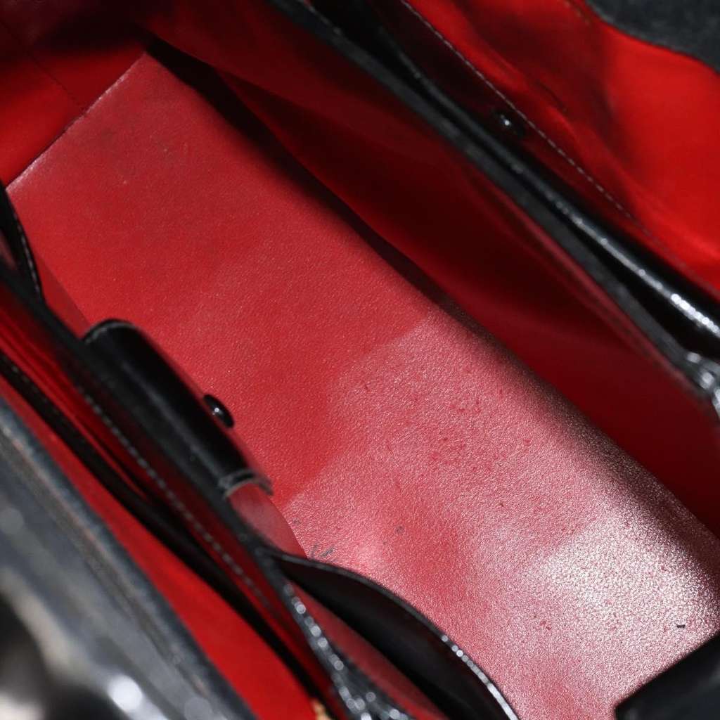 Gucci Vintage Handbag Black Good condition - Box View