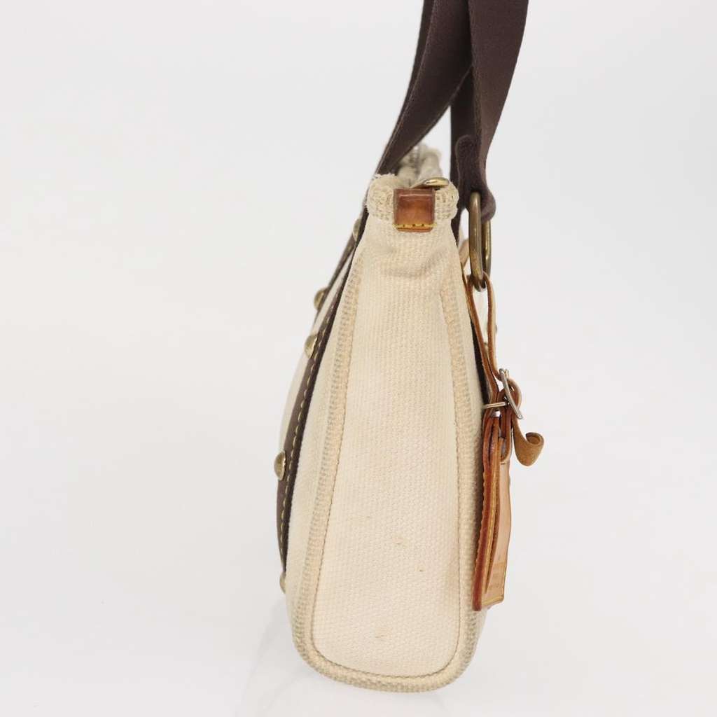 Louis Vuitton Antigua Tote White Canvas Fair condition - Model View