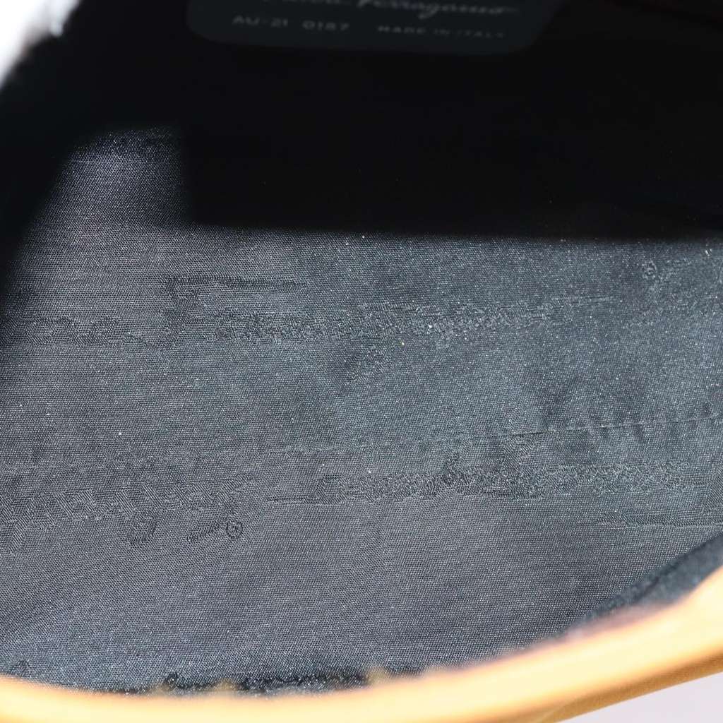 Salvatore Ferragamo Vara Tote Orange Canvas Good condition - Box View