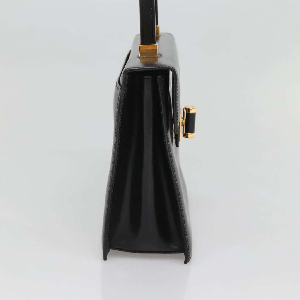 Gucci Vintage Handbag Black Leather Good condition - Inside View