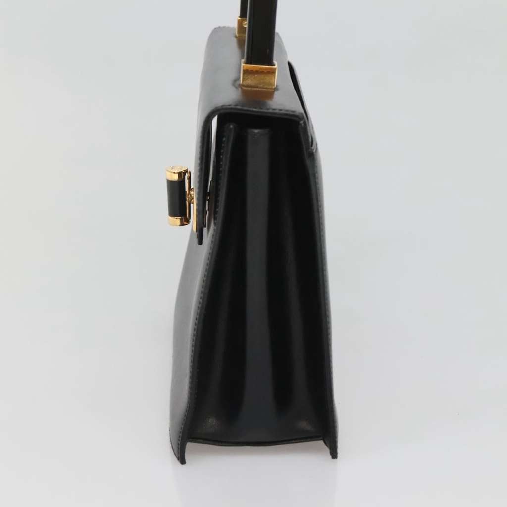 Gucci Vintage Handbag Black Leather Good condition - Model View