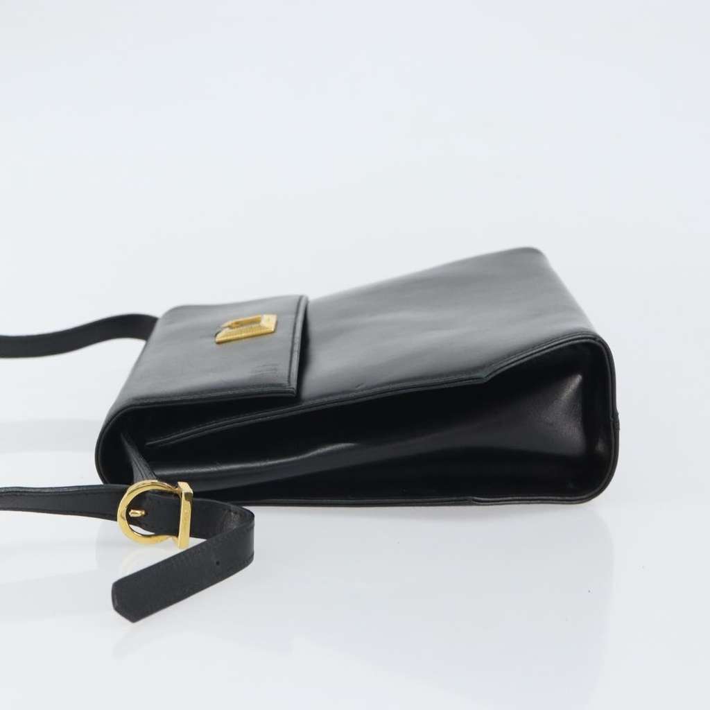 Salvatore Ferragamo Vintage Shoulder Bag Black Leather Good condition - Model View