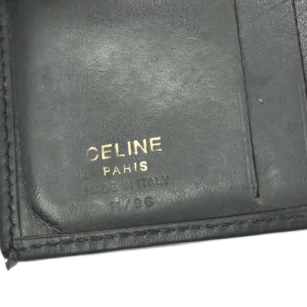 Celine Vintage Bifold Wallet Black Good condition - Box View