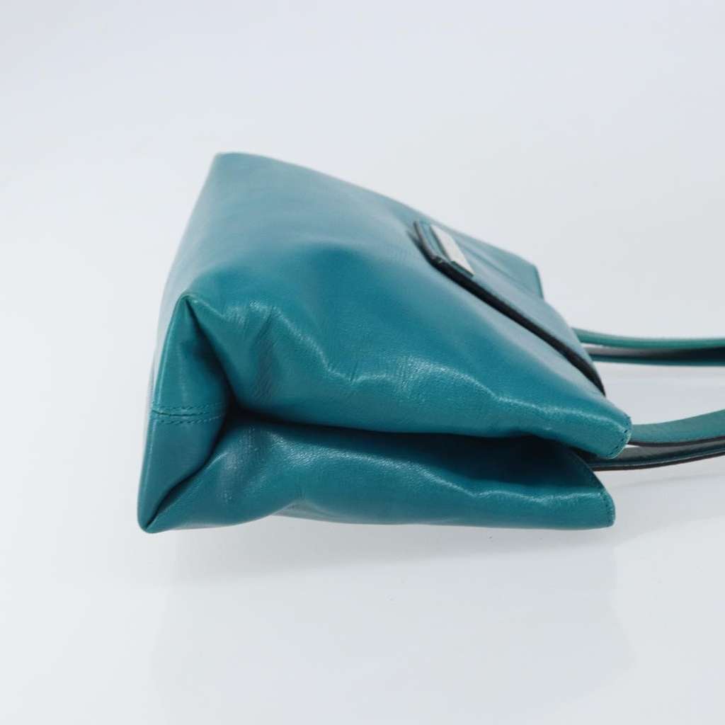 Bvlgari Handbag Blue Leather Good condition - Inside View