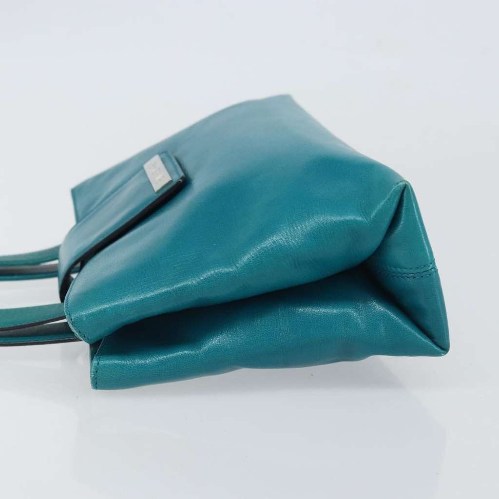 Bvlgari Handbag Blue Leather Good condition - Model View