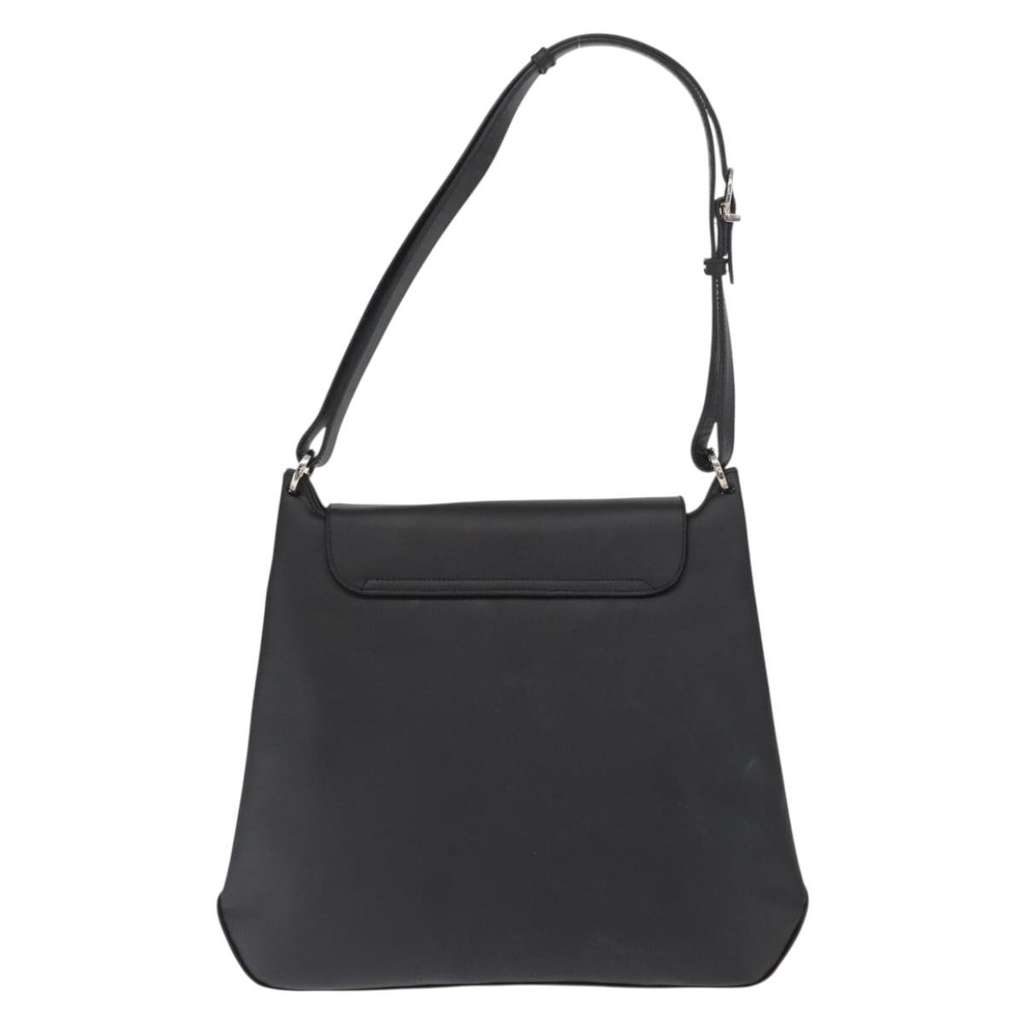 Salvatore Ferragamo Vala Shoulder Bag Black Leather Good condition - Back View