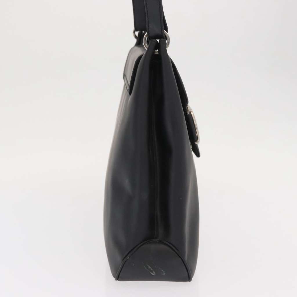 Salvatore Ferragamo Vala Shoulder Bag Black Leather Good condition - Model View