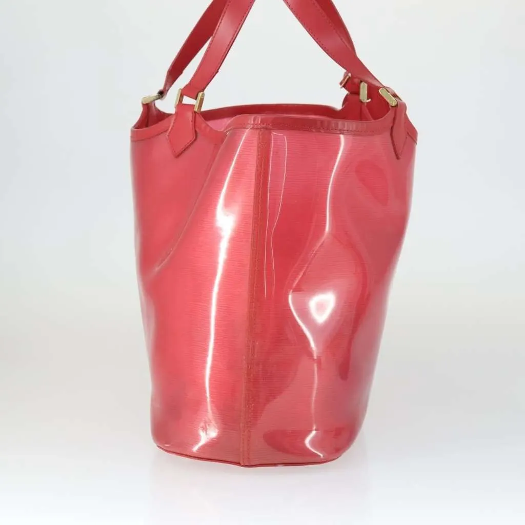 Louis Vuitton Plage Lagoon Bay Handbag Red Plastic Good - Model View