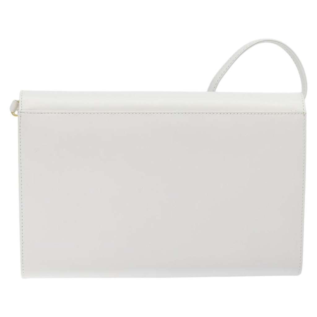 Givenchy Vintage 4G shoulder bag White Leather Good condition - Back View