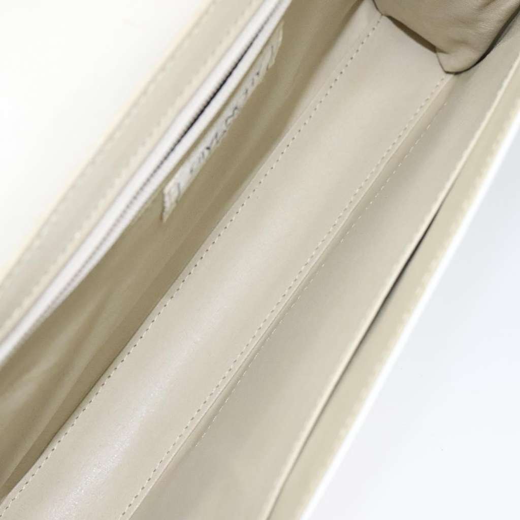 Givenchy Vintage 4G shoulder bag White Leather Good condition - Box View